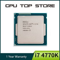 I77700 인텔코어 i7 4770K SR147 3.5GHz 쿼드코어 CPU 데스크탑 프로세서, 한개옵션0
