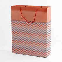 물결 PP 쇼핑백(5장) (23x27cm) 방수 선물백 SDF01