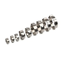 조인트 클램프 파이프 클램프 10 PCS 스테인레스 스틸 304 싱글 이어 호스 구색 키트 5.3-31mm 다중 사양, 13 11.5-14.0mm
