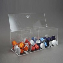 커피캡슐 보관함 정리함 네스프레소 호환용 케이스 정리대, 09_4칸 29x12x11cm 네소기준96pcs
