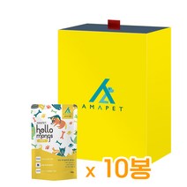 아마펫 헬로멍스 영양죽 120g x 10봉 반려견 영양간식