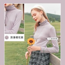 긴팔목티 LAGOGO 목폴라티셔츠 소매 러블리 슬림 이너 풀오버 후드 상의 2729844088