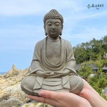 수요연차 불상 석가모니 불교용품 실내용 명상 부처님, 1개