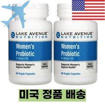 레이크에비뉴뉴트리션 여성용 프로바이오틱스 200억 CFU 베지캡슐 60개 [2통]