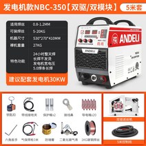 가정용 초경량 논가스 용접기 전기 co2 산업용 휴대용 아크 자동 스폿 단전압 레이저, [발전기용 350] 380V-5m