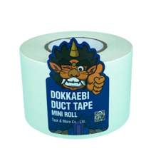 테스크 도깨비 덕트테이프(DUCT TAPE) 미니롤 WHITE 덕테이프 청테이프 면테이프, 50mm X 10m
