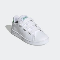 아디다스 키즈 어드벤티지 C 스니커즈 EF0223 화이트 주니어 아동용 아동화 찍찍이 신발 ADIDAS ADVANTAGE C