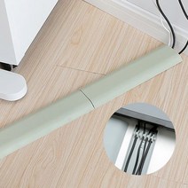 다파요 깔끔한 전선 정리 보호 파스텔 케이블 몰딩 컴퓨터 TV 인터넷 선정리, 그린