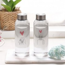 (100개 커스텀제작)국산 밀크보틀제작 530ml 스텐뚜껑 보틀 브랜드 굿즈제작, 투명, 에코젠