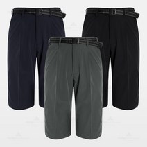 스타일에스 남자 빅사이즈 여름 루이 스판 벨트 7부 등산 팬츠 아웃도어 트레이닝 바지