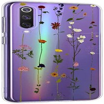 Oihxse 만다라 패턴 케이스 호환 UMIDIGI A3 프로 울트라 슬림 TPU 소프트 실리콘 케이스 투명 멘디 꽃 흰 독말풀 경주