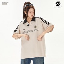 블록코어 티셔츠 반팔 축구 유니폼 카라 저지 A20