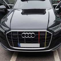 USK 아우디Q7 라디에이터 그릴 엠블럼 스티커 튜닝 몰딩 드레스업 기스방지 포인트 익스테리어, F.이탈리아(운전석)