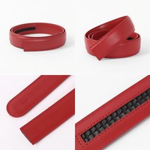 교체용 가죽 벨트 스트랩 줄 벨트끈 남자 레드
