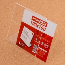 데라필 플라스틱 사무실 명패 이름표 가격표 꽂이 100X100MM 플라스틱이름표