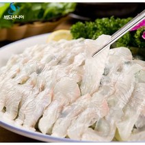 없음 대광어 광어회 초밥필렛 숙성슬라이스 바다사나이, 1개, 농어 필렛 횟감 680g 내외