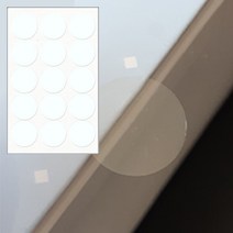 투명원형무지스티커 300T(25mm/4장/원60개) QW+4455EA