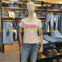 리바이스 여성 그래픽 서브 반팔 화이트 티셔츠 29674-0141 NC평촌 기본화이트색상