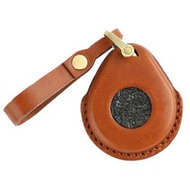 할리 데이비슨 x48 1200 스트리트 글라이드 열쇠 고리 용 수제 스마트 키 정품 가죽 케이스 포브 커버, 속이 빈 갈색, 1개