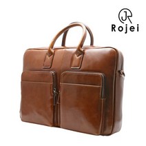 로제이 남자용 뉴 비즈니스 가죽 서류가방 RPS037 BR