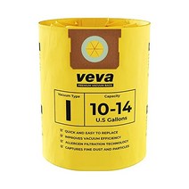 VEVA 10팩 프리미엄 진공 필터 백 타입 I 9067200 매장 Vac 10 14갤런 부품 번호 SV Shopvac Shop vac 90672