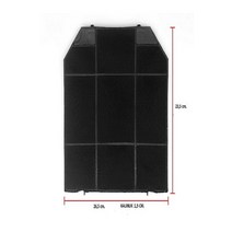 가스렌지후드망 필터 주방 교체 부직포 235 X265 mm 쿠커 후드 탄소 필터 Franke Arcelik Beko 클로 범