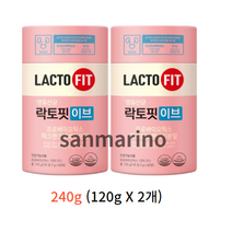 락토핏 이브 유산균 60p, 240g, 9개