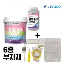 제비스코 드림코트 페인트세트 친환경 벽지페인트 셀프페인트 DIY 수성페인트, 13.에그쉘광 밀키 베이지 0.5L+부자재세트