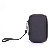 스토리지 가방 운반 상자 케이스 주최자 덮개 덮개 파우치 하드 쉘 Shockproof 여행 삼성 T1 T3 T5 휴대용 250GB 500GB 1TB 2TB SSD 및 케이블, 검은 색