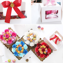 츄파춥스 미니케익 사탕다발 발렌타인데이꽃, 츄파춥스미니케익블루