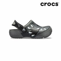 크록스 [크록스] 아동 펀랩 블랙팬서 클로그 스틸그레이 205503-0DA