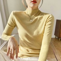 스타일아유 여성 캐시미어 느낌 울 여성 겨울 반폴라 반목 폴라 목폴라 하프넥 하이넥 니트티 스웨터 이너 니트티셔츠