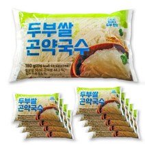 대신곤약 [국산콩100% 두부함유] 두부쌀곤약국수 180g x 10팩