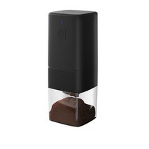후추 분쇄기 가정용 깨 고추 소금 그라인더 휴대용 USB 충전 전기 커피 너트 곡물 커피콩 전문 세라믹 코어 홈, [02] Black