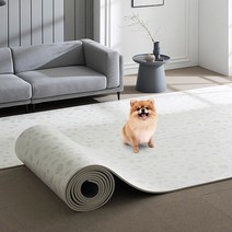 휴팡 15T 멀티 PVC롤매트 셀프시공 강아지매트 미끄럼방지 슬개골보호 애견매트 140cm * 8m, 마블 테라조