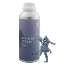 고속 입문자 초보용 챔버 오픈형 3D프린터 jame he conjure sculpt 405nm uv photopolymer resin for elegoo marsanycubic, 회색-1000g, 협력사