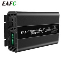 차량용인버터 차량 24v 12v 순수 정현파 4000W 5000W 7000W 전력 DC 12V ~ AC 220V 전압 50HZ 변환기 태양열 자동차