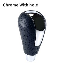 기어봉 Mazda 6 GG GH 8 CX-7 MX5 RX8 3 BK BL 용 자동 시프트 레버 노브 기어, 04 Chrome with hole