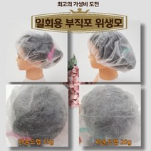 뷰티다모아 일회용 부직포 위생모 라운드캡 헤어캡(1팩=50매), 라운드캡:15g 화이트(50매)