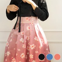 [대폭]한복지027~029-꽃길3종[택1], 029-블랙