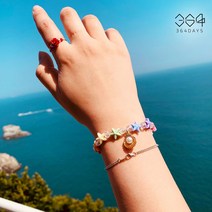 364days 무지개 불가사리 팔찌 진주품은 조개 여름 휴양지 비즈팔찌 아이랑커플 팔찌 아이선물 조카 선물 키즈팔찌 유아동 성인 팔찌