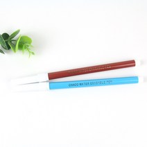 JSTrading 초크 쵸크 수성펜 기화펜 초자고 원단 용 자수 의류부자재 모음, 18_2 차코 수성초크펜 / 브라운, 1개