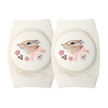 베이슈 시그니처 오가닉 무릎보호대, 행운(福)의 다람쥐(자수)