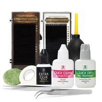 발롱뷰티 속눈썹연장 10종세트 속눈썹연장재료세트 속눈썹글루5g 속눈썹연장재료, 1개, 속눈썹연장10종-엑스트라글루