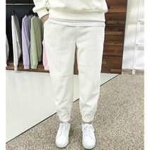 리턴옴므 남자 겨울 기모 골덴 벨벳 조거 밴딩 면바지
