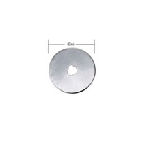 28mm/45mm 바느질 패치 워크 로터리 커터 패브릭 가죽 원형 컷 블레이드 퀼팅 공예 교체, 06 1Pcs 45mm blade, [06] 1Pcs 45mm blade