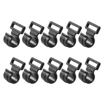 10pcs 텐트 후크 캠핑 캐러밴 천막 텐트 바람 밧줄 클램프 텐트 클립 야외 바람 방전 액세서리, -엘