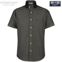 셀러허브 여성패션 95-130 빅사이즈 클레릭 반팔 슬림핏 와이셔츠 - SMA6256