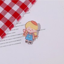 귀여운 브로치 배찌 강아지 여밈 핀 가디건 인형 금속 뱃찌 옷핀 가방뱃지 브로찌 선물 벳지 뱃지 가방 옷 고정핀 스마일 브러찌 액세서리 악세서리 만화 의류 댕댕이(6번)