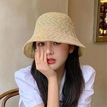 휴가지 여행 여성 벙거지 모자 고급 썬캡 봄모자 여름